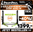 DTPF 6093 M 4,0t Hebebühne schwarz/grün