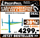 DFPQ 608 E 4.0t 4-Säulen-Parkbühne 4-fach Quattro elektrisch