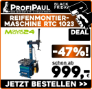 Reifenmontiermaschine bis 24 Zoll (RTC 1023)