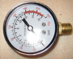Manometer Ø50mm für 12,5 bar mit CE 1/4'Zoll Anschluss
